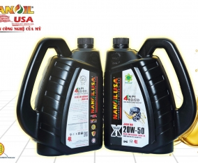 Dầu nhờn động cơ Xăng và Diesel X1 20W-50 4 lít