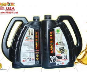 Dầu nhờn động cơ Xăng và Diesel X1 20W-50 5 lít