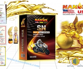 NANOIL USA 4T FULLY SYNTHETIC SN RACING  10W-40 0.8L