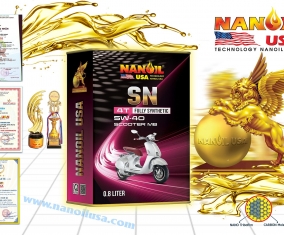 NANOIL USA 4T FULLY SYNTHETIC SN SCOOTER  5W-40 0.8L