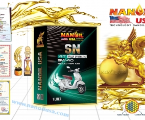 NANOIL USA 4T FULLY SYNTHETIC SN SCOOTER 5W-40 1L