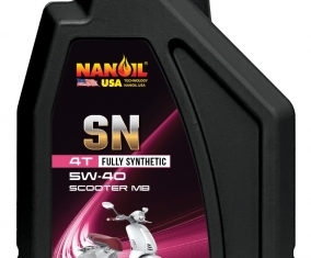 NANOIL USA 4T FULLY SYNTHETIC SN SCOOTER 5W-40 1L
