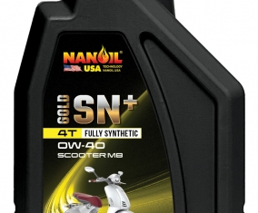 NANOIL USA FULLY SYNTHETIC GOLD SN+ SCOOTER 0W-40 1L
