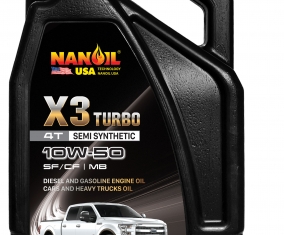 NANOIL USA TURBO ĐỘNG CƠ XĂNG & DIESEL X3 SF/CF 10W-50 6L