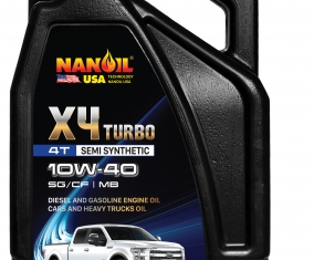 NANOIL USA TURBO ĐỘNG CƠ XĂNG & DIESEL X4 CF/SG 10W-40 5L