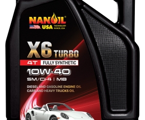 NANOIL USA TURBO ĐỘNG CƠ XĂNG & DIESEL X6 SM/CI-4 10W-40 4L