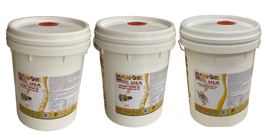 NANOIL USA DẦU TURBIN CAO CẤP EP-X 32/46/68 25L