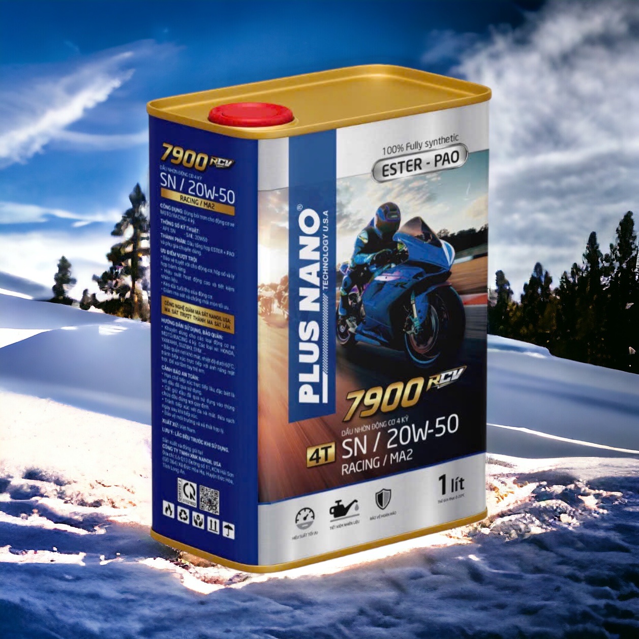 PLUS NANO ESTER & PAO SN RACING 20W-50 1L