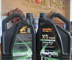 NANOIL USA TURBO ĐỘNG CƠ XĂNG & DIESEL X5 SJ/CF-4 10W-40 4L