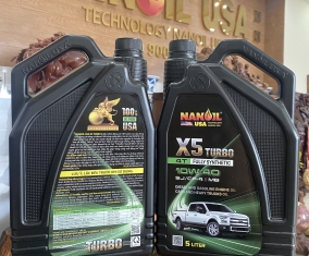 NANOIL USA TURBO ĐỘNG CƠ XĂNG & DIESEL X5 SJ/CF-4 10W-40 5L