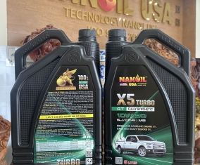 NANOIL USA TURBO ĐỘNG CƠ XĂNG & DIESEL X5 SJ/CF-4 10W-50 6L