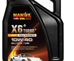NANOIL USA TURBO ĐỘNG CƠ XĂNG & DIESEL X6+ SN/CI-4 10W-40 5L