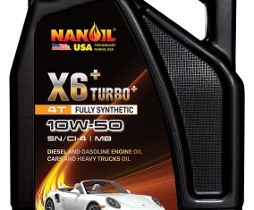 NANOIL USA TURBO ĐỘNG CƠ XĂNG & DIESEL X6+ SN/CI-4 10W-50 4L